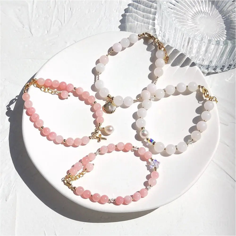 Bracelets calcite rose-0