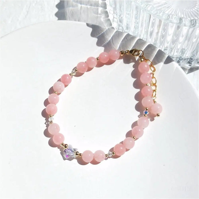 Bracelets calcite rose-3