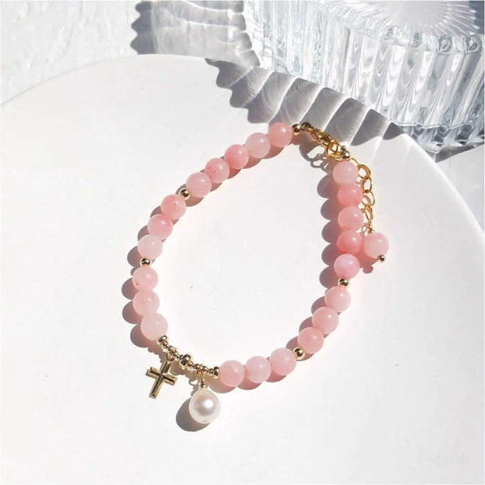 Bracelets calcite rose-2