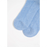 Chaussettes côtelées 4 fils bleu ciel-1