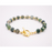 CIRCÉ | Bracelet en Agate mousse et plaqué Or 18 et 24 carats-2