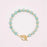 CIRCÉ | Bracelet en Amazonite et plaqué Or 18 et 24 carats-0