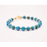 CIRCÉ | Bracelet en Apatite bleue et plaqué Or 18 et 24 carats-1