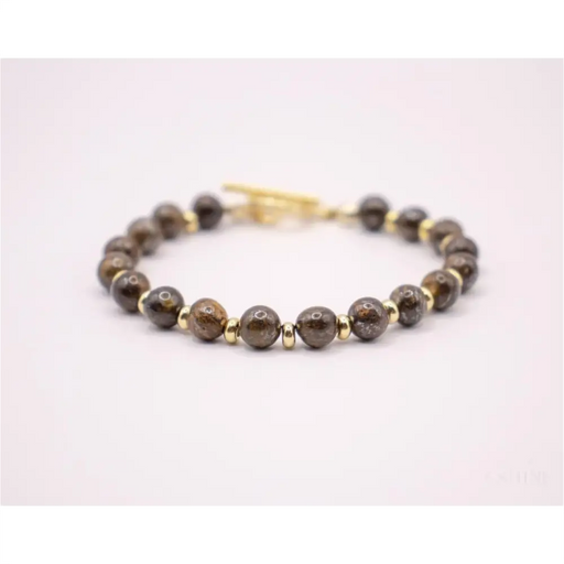 CIRCÉ | Bracelet en Bronzite et plaqué Or 18 et 24 carats-1