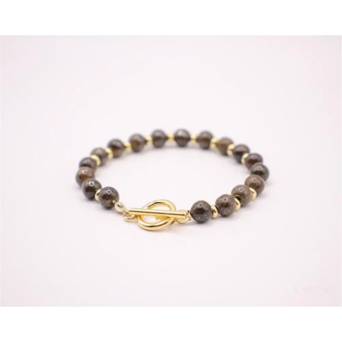 CIRCÉ | Bracelet en Bronzite et plaqué Or 18 et 24 carats-2