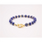 CIRCÉ | Bracelet en Lapis-Lazuli et acier inoxydable plaqué Or 18 carats-2