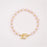 CIRCÉ | Bracelet en Quartz rose et acier inoxydable plaqué Or 18 carats-0