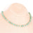 CIRCÉ | Collier en Amazonite et plaqué Or 18 et 24 carats-0