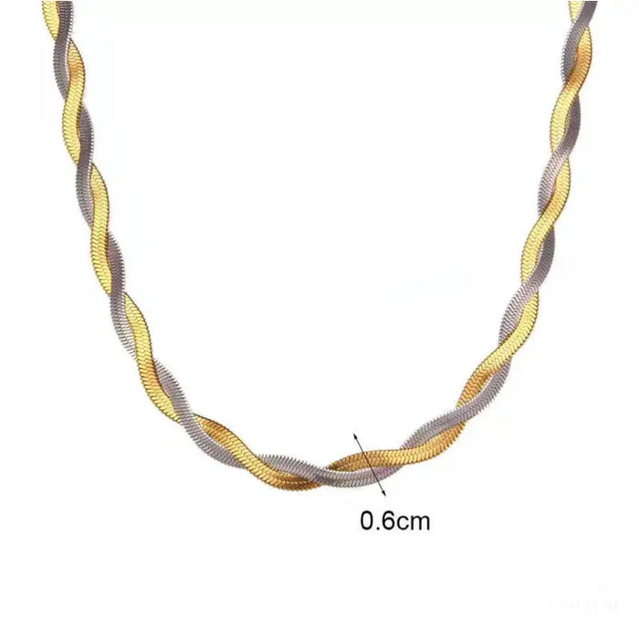 Collier en Acier Titane K Or de Haute Qualité - H301 - 2