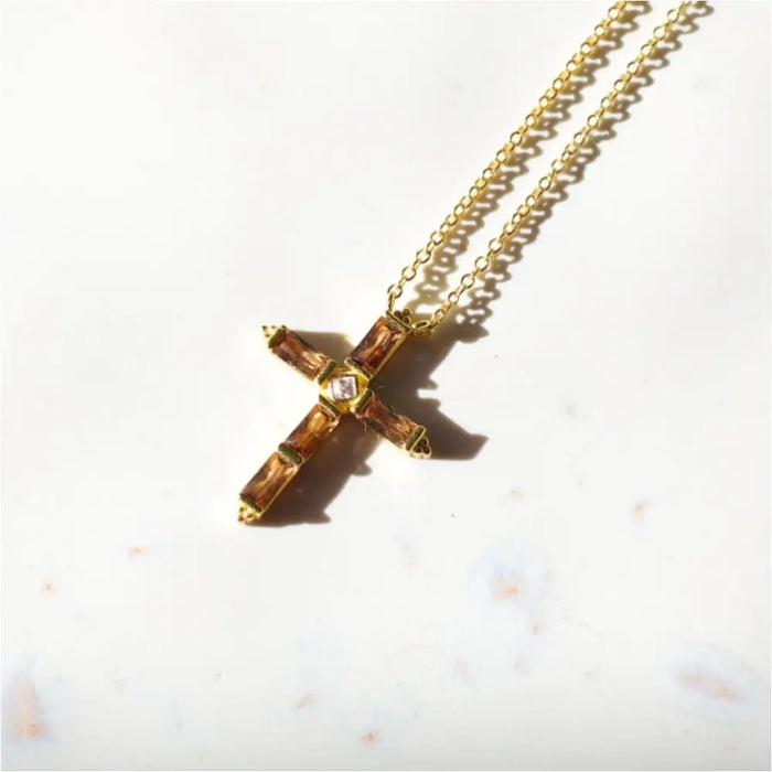 Cyzarine - Collier croix-2