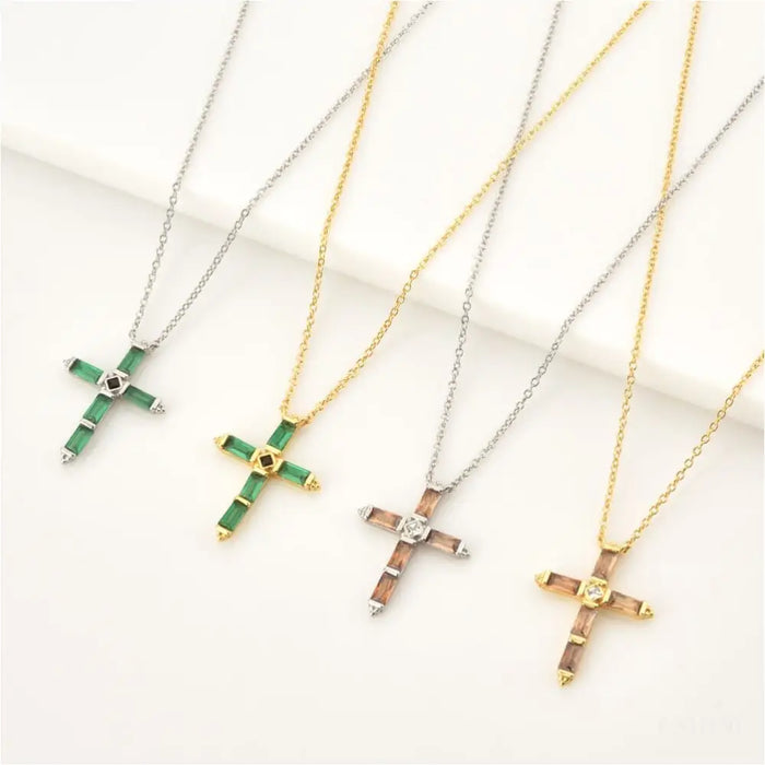 Cyzarine - Collier croix-4