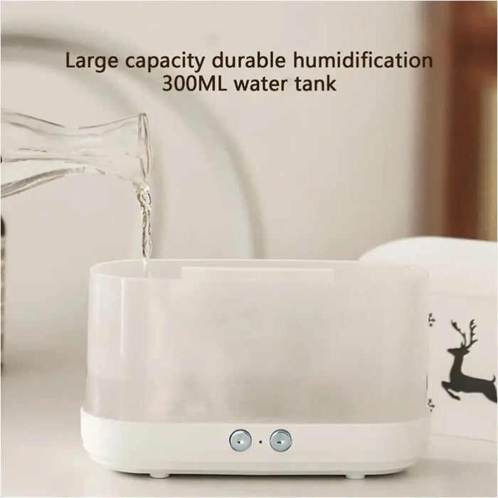 Diffuseur humidificateur à flamme d’élan - White / USB