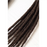 Dreadlocks châtain foncé cheveux Européens largeur 0,8 cm  x 10 dreads par paquet-0