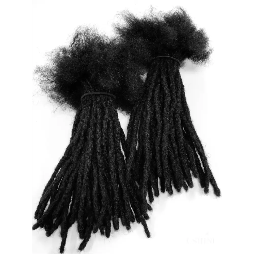 Dreadlocks extension naturels cheveux afros 0,8 cm pack de 10-0