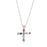 Edingburgh - Collier pendentif croix en arc-en-ciel-3