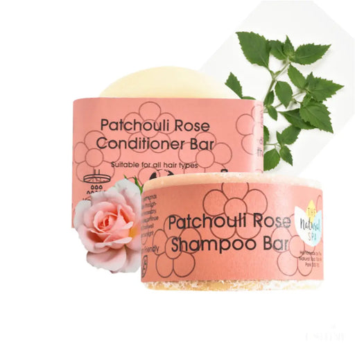 Ensemble Barre de Shampoing et Après-Shampoing Patchouli Rose-0