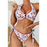 Ensemble de bikini dos nu à nœud floral rouge avec joint torique-3