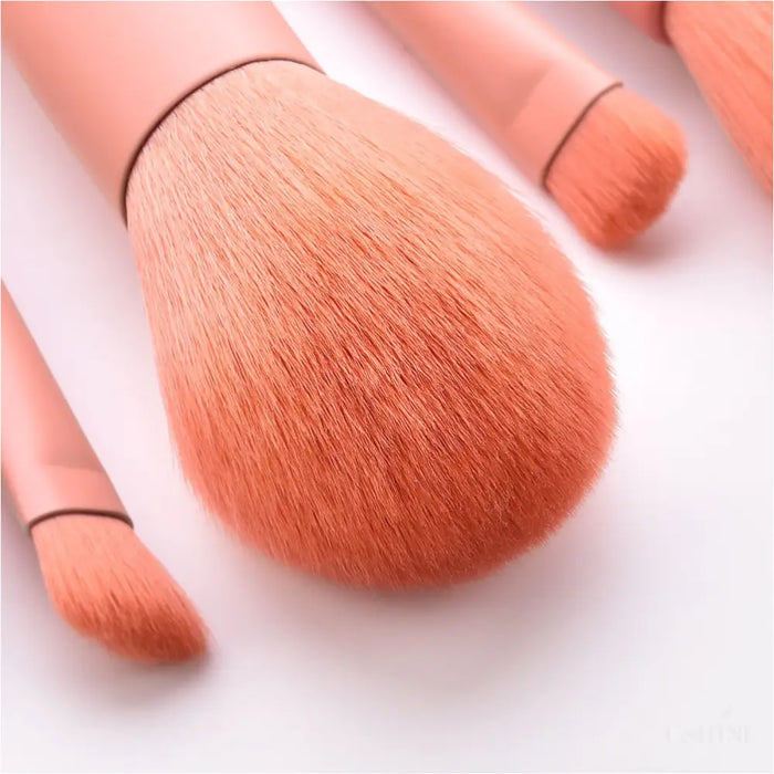 Ensemble de Pinceaux de Maquillage 10 Pièces - Rose