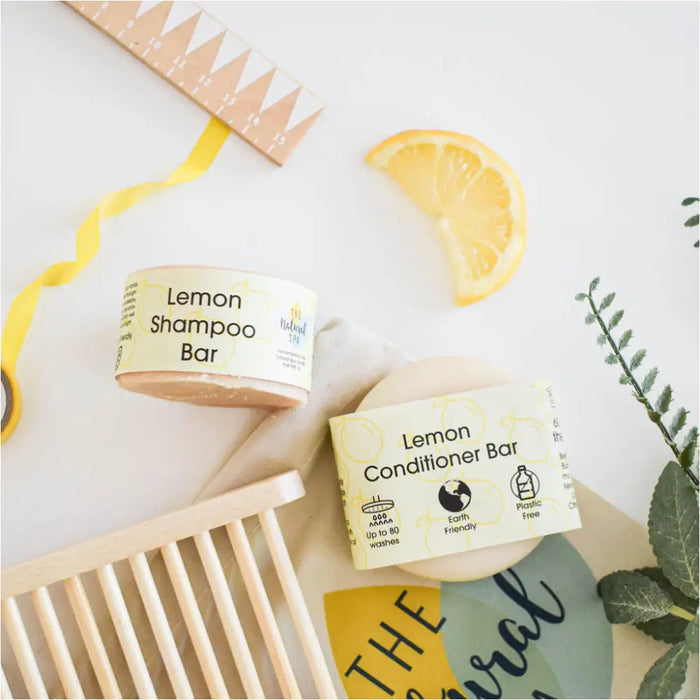 Ensemble Shampoing et Après-Shampoing Barre au Citron-2