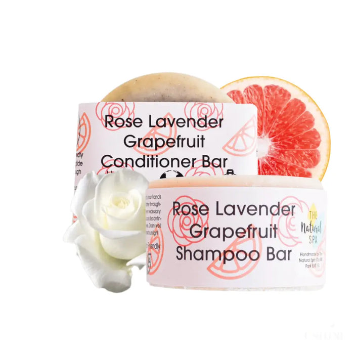 Ensemble Shampoing et Après-Shampoing Barre - Rose, Lavande, Pamplemousse-0