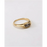 Erasmus - Smokey Stone Statement Gold Band-0