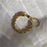 Esmeralda - 8mm Twist Bracelet Gold-5