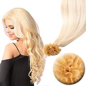 Extensions à la kératine blondes - Pack de 25 mèches