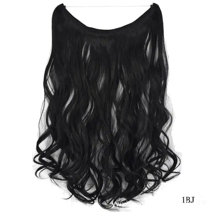 Extensions de cheveux synthétiques sans Clips - 1BJ Curly