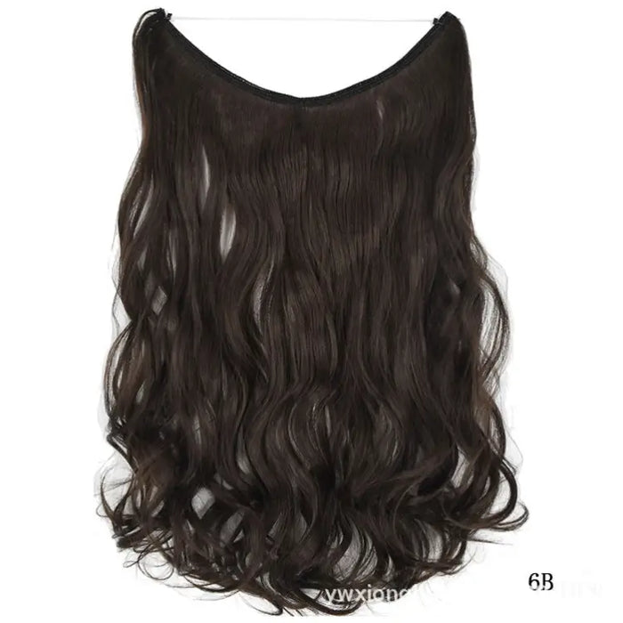 Extensions de cheveux synthétiques sans Clips - 6B Curly