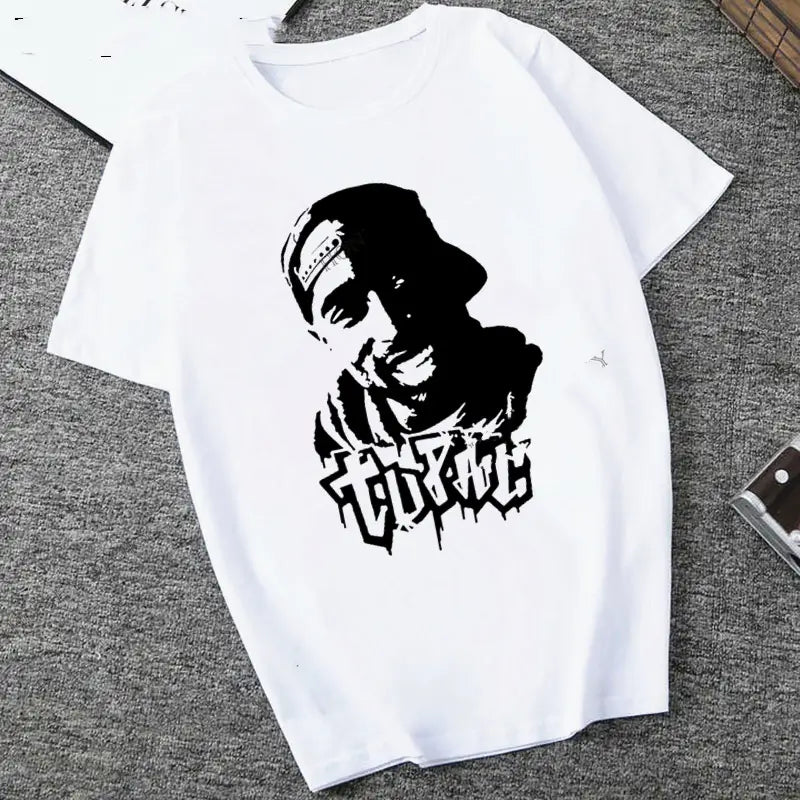 Tee-shirt Modal Imprimé Tupac