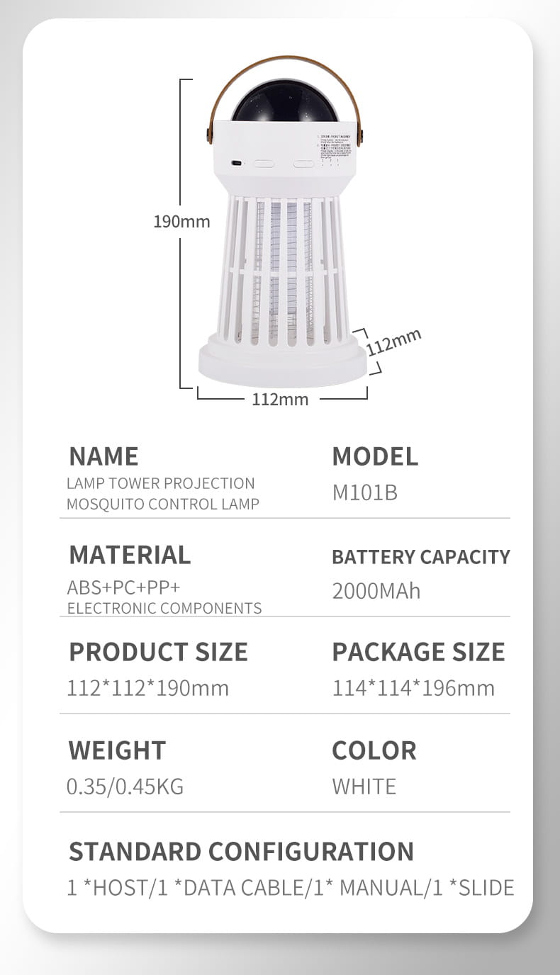 Lampe 2 en 1 avec Batterie Intégrée