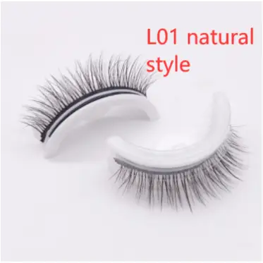 Faux cils en vison 3D réutilisables - L01 natural style