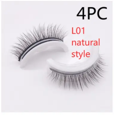 Faux cils en vison 3D réutilisables - L01 natural style