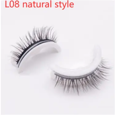 Faux cils en vison 3D réutilisables - L08 natural style