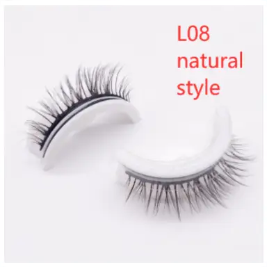 Faux cils en vison 3D réutilisables - L08 natural style