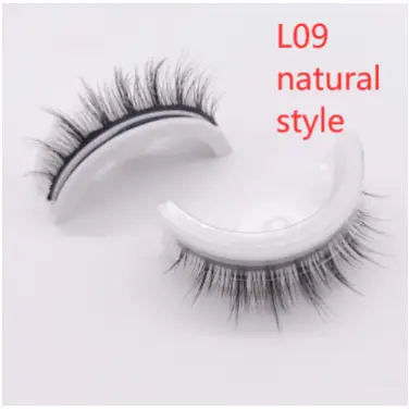 Faux cils en vison 3D réutilisables - L09 natural style