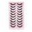 Faux Cils recourbés Style Russe - 10 Pairs Of Curly Hair