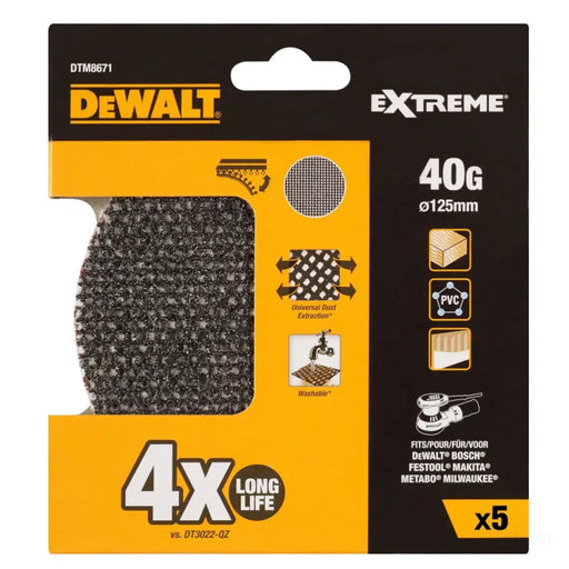 Feuilles outils multiples Dewalt dtm8671-qz 125 mm-1