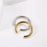 Fisk - Chunky Polished Cuff Bracelet Gold Silver-6