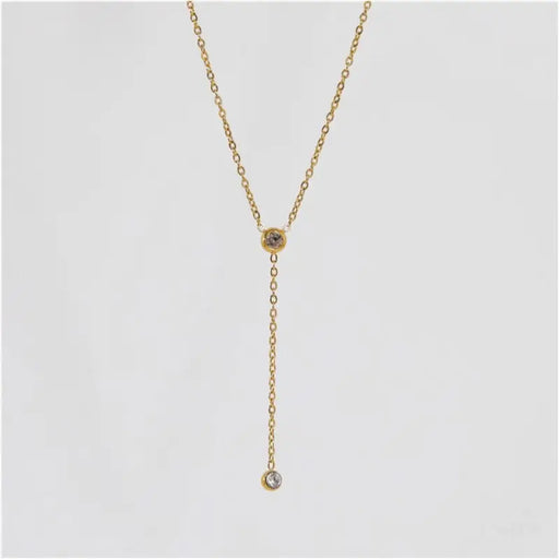 Foma - Collier Minimaliste cristal-0