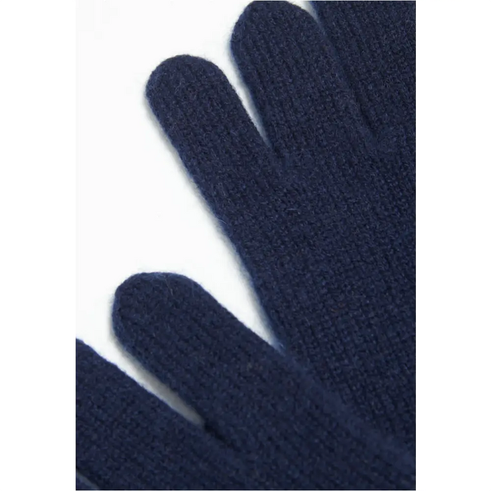 Gants en cachemire 4 fils bleu marine-3