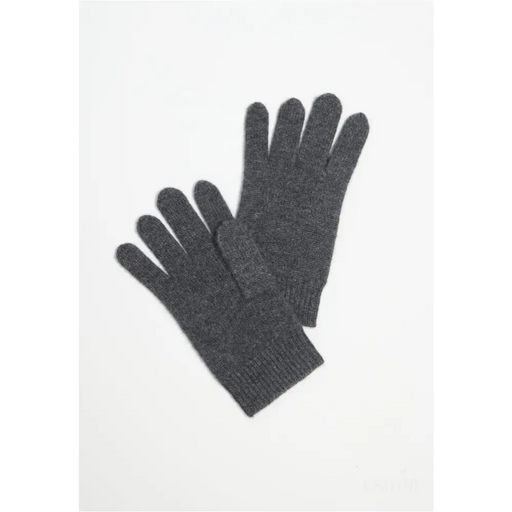 Gants en cachemire 4 fils gris anthracite-0