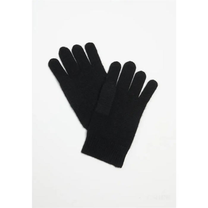 Gants en cachemire 4 fils noir-0