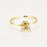 Geneve - Honey Bee Crystal Stacking Ring-1