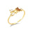 Geneve - Honey Bee Crystal Stacking Ring-11