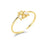 Geneve - Honey Bee Crystal Stacking Ring-8