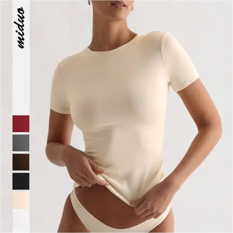 Haut sexy slim Uni - Crop Top F