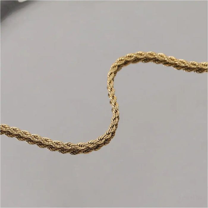 Herschell - 2mm Twist Bracelet Gold-1