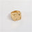 Jerome - Hammered Meteorite Gold Band-6