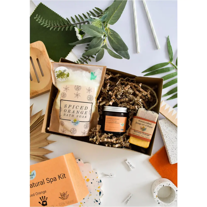 Kit Spa à Domicile Orange Épicée - Le Spa Chez Vous-5